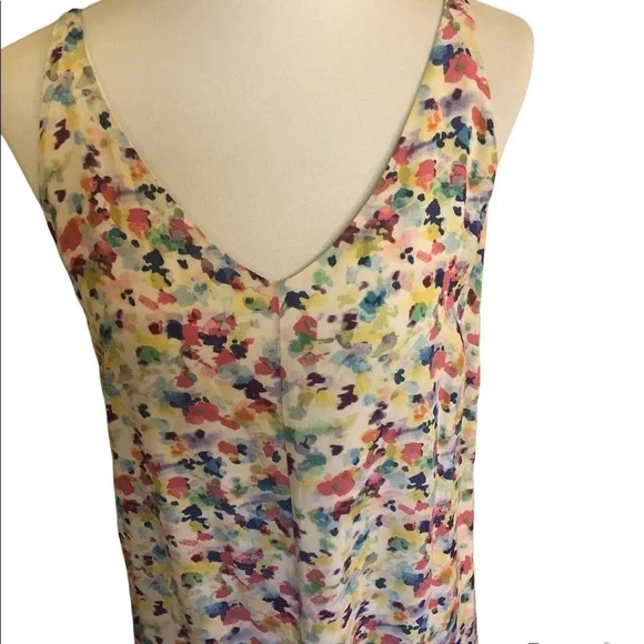Meadow Floral Water Color Slip Dress by CAbi - Picture 11 of 16